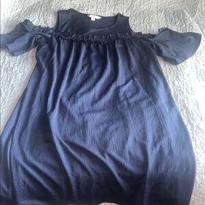LC Lauren Conrad Navy Knit Top